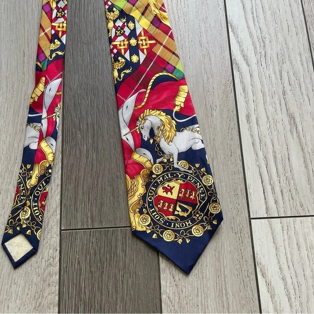 Gianni Versace Vintage 90’s Men's Silk Tie